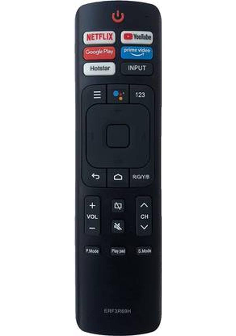 Hybite VU Remote Compatible for 4K Ultra HD Smart LED TV (Without Voice Function) Vu Remote Controller&nbsp;&nbsp;(Black) - Indya