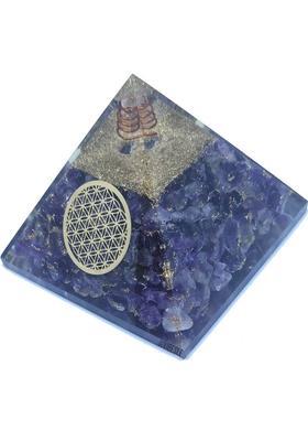 VIBESLE Decorative Showpiece - 10 cm&nbsp;&nbsp;(Stone, Blue)
