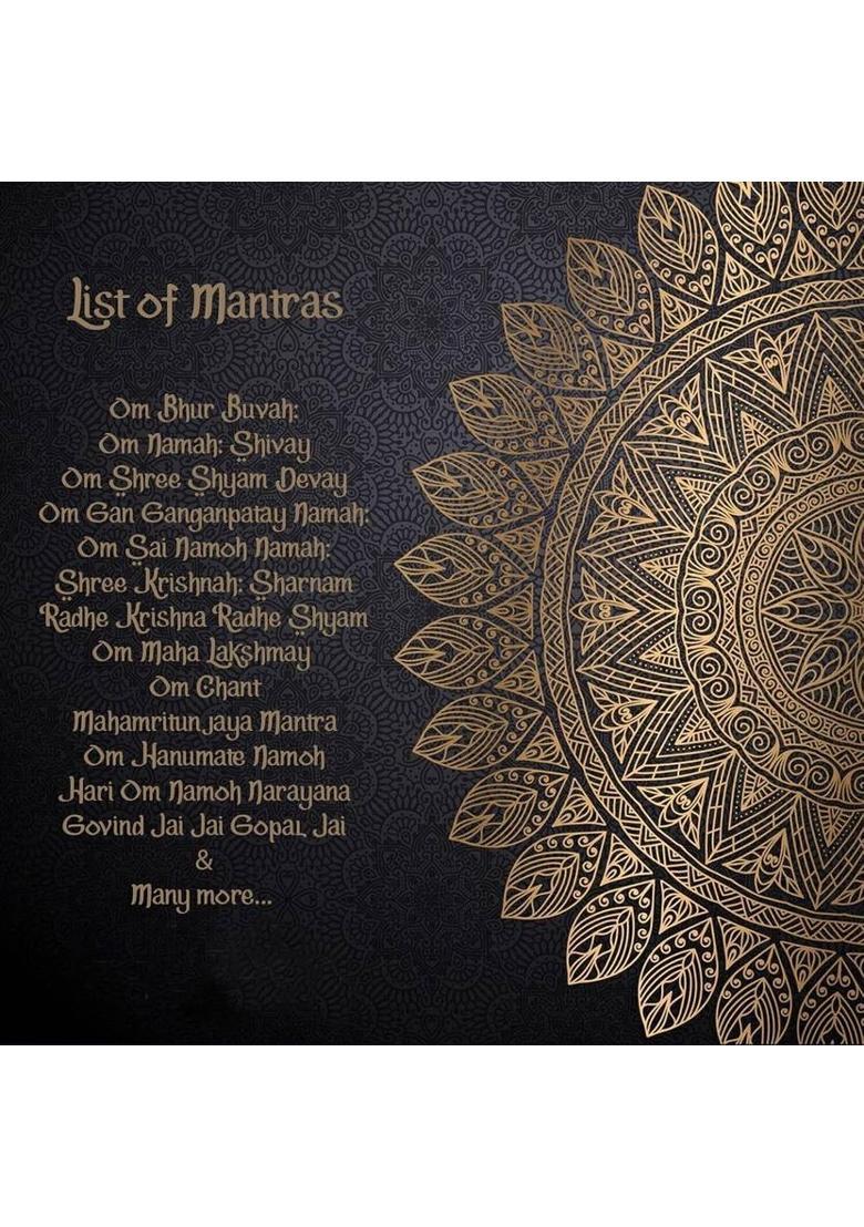 VOLTAC 35 in 1 Mantra Box | Continue Chanting Machine for Puja/Meditation/Bhakti/Shanti Prayer Kit - Indya