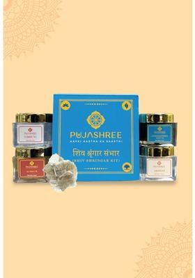 Pujashree Shiv Shringar Pooja Kit – With Sacred Vibhuti, Premium Ashtagandha & Kumkum | Prayer Kit