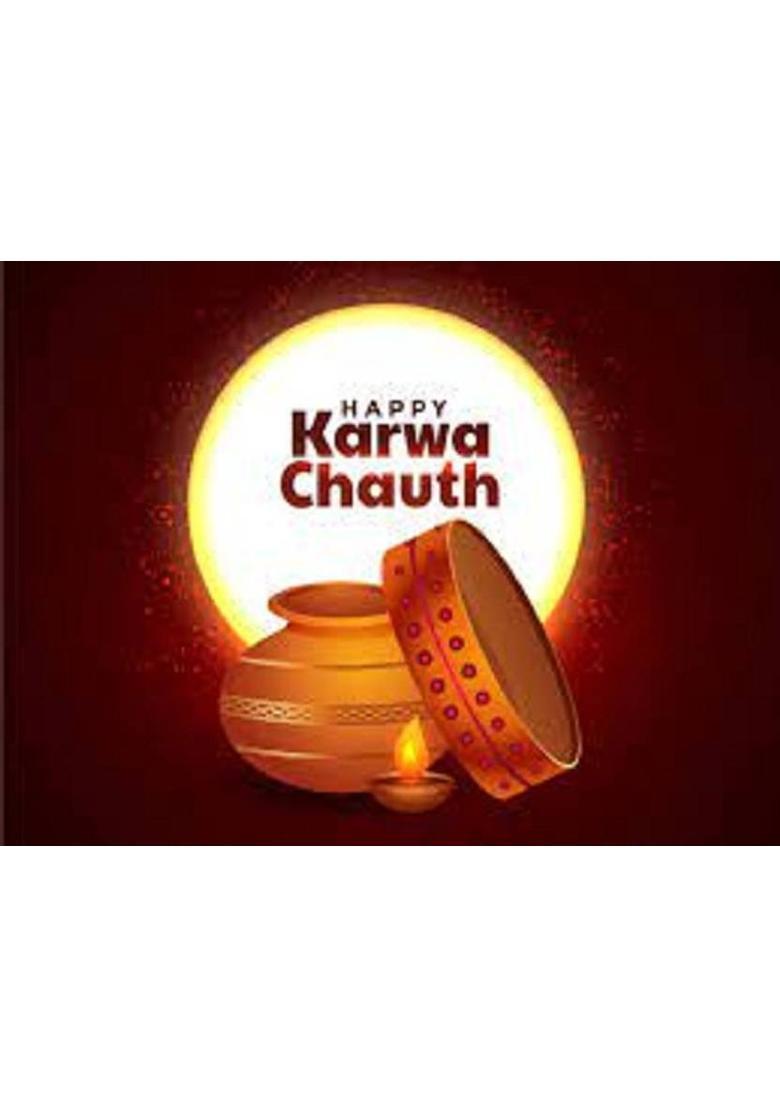 Bhakti2Shakti -Making Worship Special - Karwa Chauth Kit with pooja samagri | Contains Aasan | Photo | Karwa chauth | Chauth Pooja Kit | vrat katha Prayer Kit - Indya
