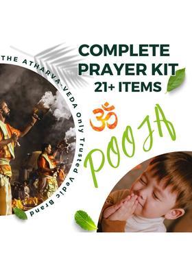 The Atharva-veda 1.5KG 21+ POOJA Item Kit, Navratri Pooja, DIWALI, Dasara Festival, Laxmi pujan Prayer Kit