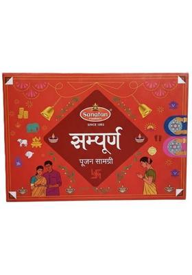 Trimurti PUJA SAMGRI 31 ITEM COMBO KIT Plastic&nbsp;&nbsp;(1 Pieces, Multicolor)