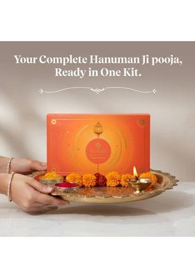 Pujashree Hanuman Ji Puja Kit (Tray )Bajrang Bali Complete Pooja Samagri Set Prayer Kit