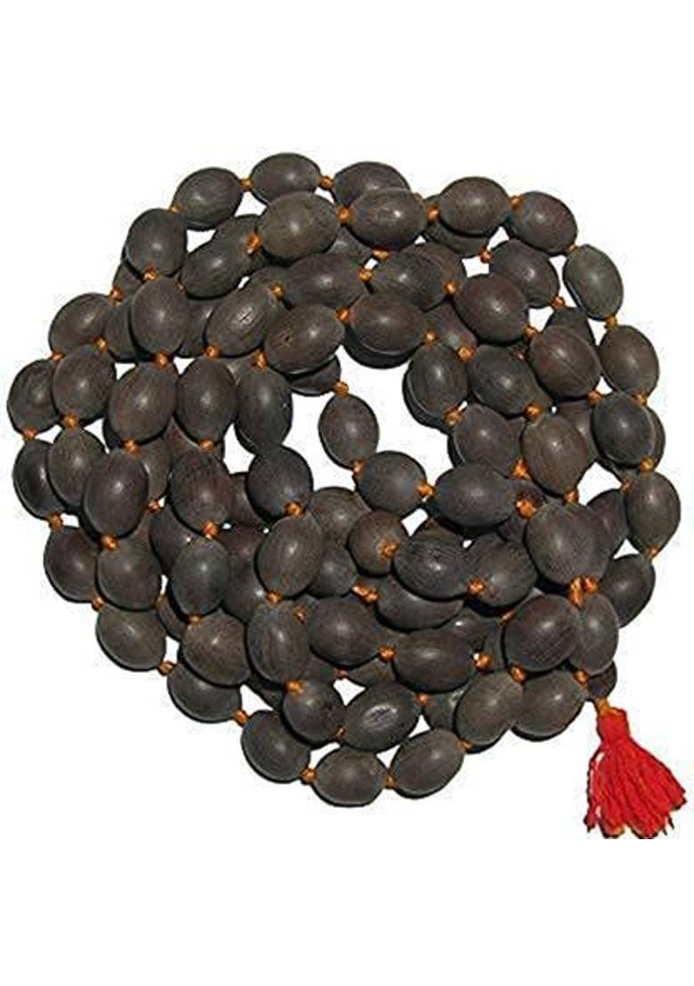 SHRI ASTHA VINAYAK Kamal Gatta Mala 108 Beads Original Big Lotus Seeds Japa Mala for Laxmi Pooja Prayer Kit - Indya
