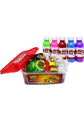 ME&YOU Pooja Kit for Hawan, Diwali Pooja | Navratri Complete Pooja Kit with Rangoli -34 Prayer Kit