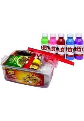 ME&YOU Puja Kit, Navratri Puja Kit, Diwali Pujan Samagri, All Complete Pujan Samagri in One Kit with Rangoli Powder (Pooja Kit, Rangoli Powder) Prayer Kit