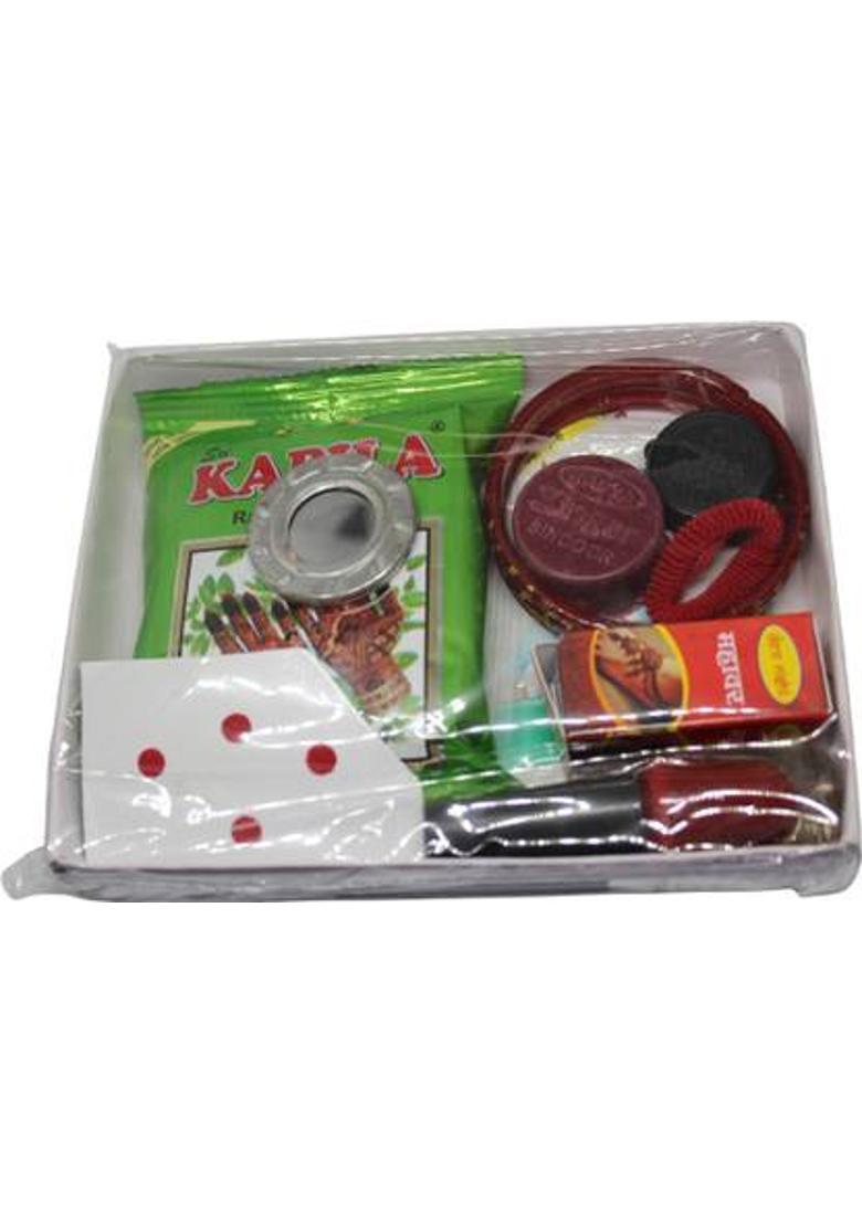 radhe creations Mata Rani Shringar set for Durga Pooja (11 items) Prayer Kit - Indya