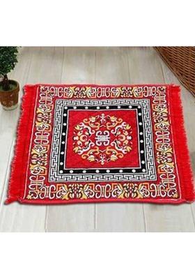 YS Creation Puja Prayer Mat for Sitting in Pooja Room, Mandir and Festive Occasions-007 Prayer Kit