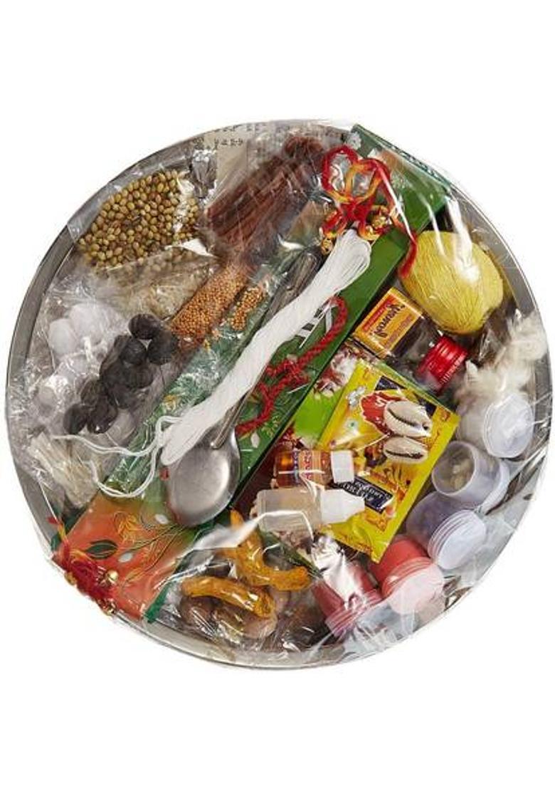 ME&YOU Pooja Samagri for Festivals | All Festival Pooja Kit with 31 Items Prayer Kit - Indya