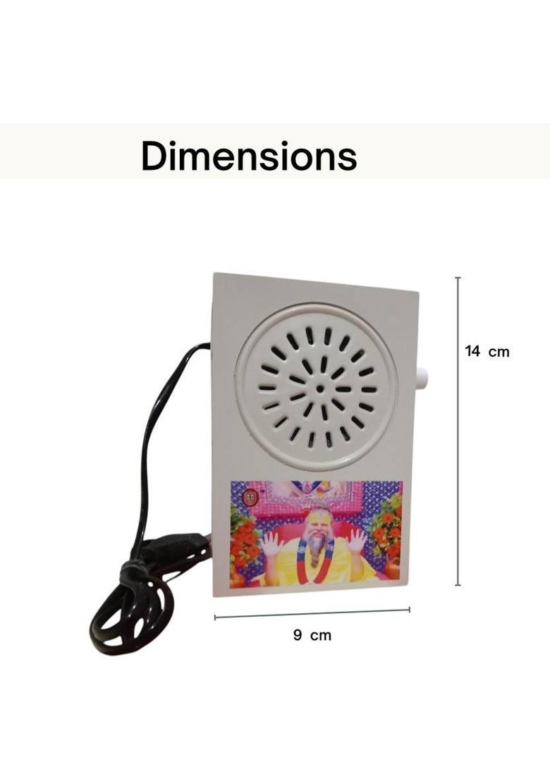 Bhram Spiritual premanand ji maharaj LED Chanting Box Mantra & radha jaap (7 IN1) Prayer Kit - Indya