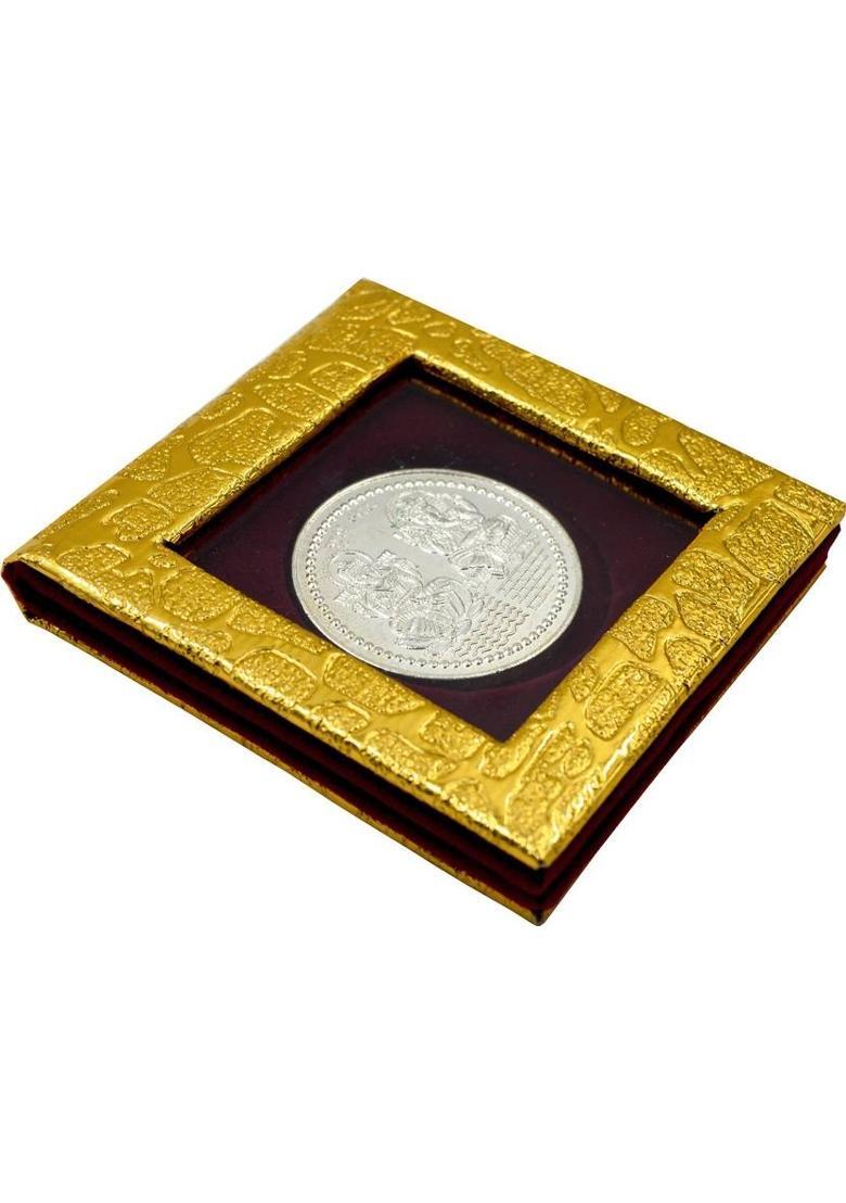 ME&YOU Puja Kit, Navratri Puja Kit, Diwali Pujan Samagri, Germen Silver coin (10 g), All Complete Pujan Samagri in One Kit with Rangoli Powder Prayer Kit - Indya