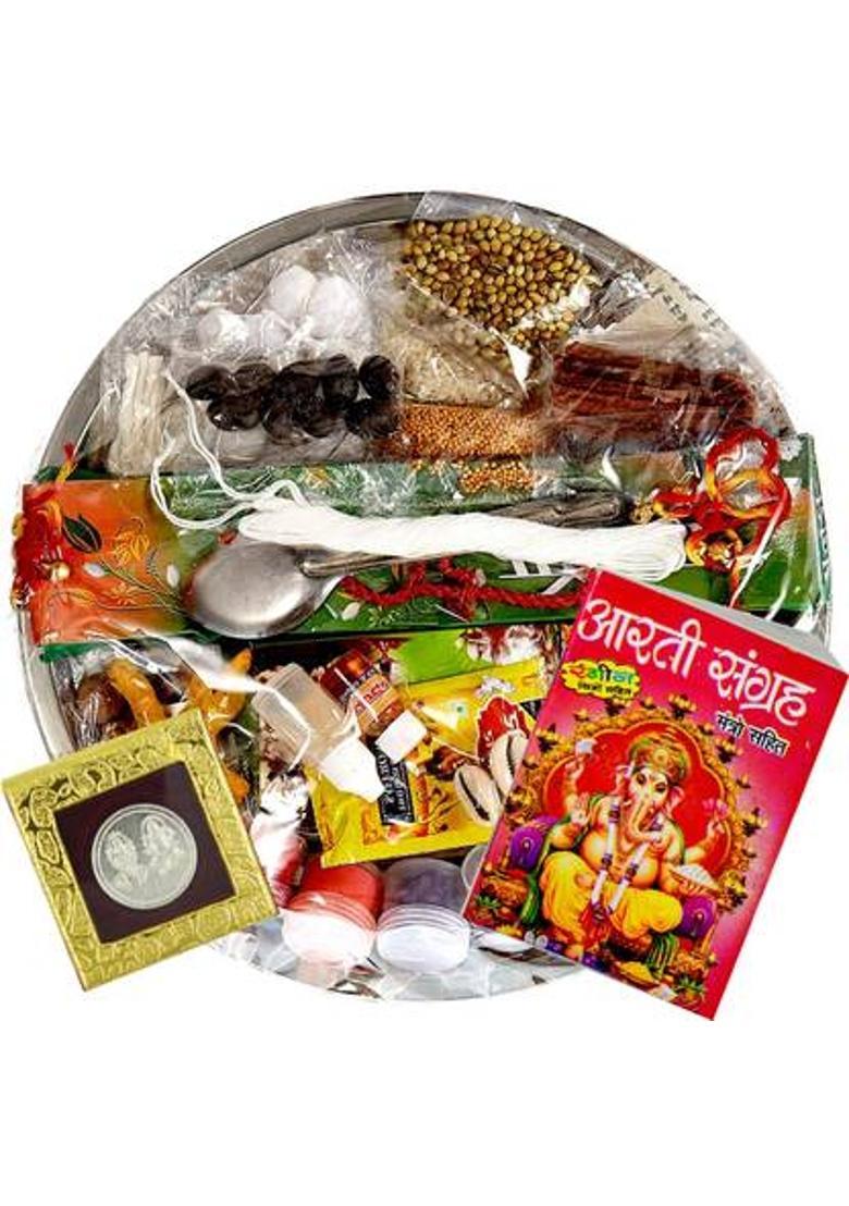 ME&YOU Puja Items for Navratri Poojan | Festival Pooja Samagri All Ingredients Prayer Kit - Indya