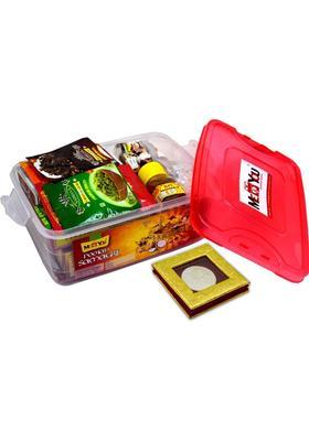 ME&YOU Navratri Complete Pooja Kit | Pooja Kit for Hawan with Silver Coin IZ23-12 Prayer Kit