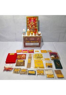 Bhakti2Shakti Navratri Pooja Kit | Durga Pooja Saman | Ghat sthapna Poojan Kit | Economy Prayer Kit