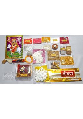 Bhakti2Shakti Sheetla Mata Pooja Kit | Shitala mata puja saman | Seetlamaa Pooja | Basoda Puja Prayer Kit