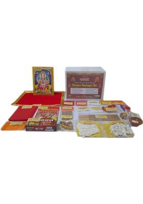 Bhakti2Shakti - Making Worship Special™ - Ganpati pooja samagri | Economy | With Photo Prayer Kit