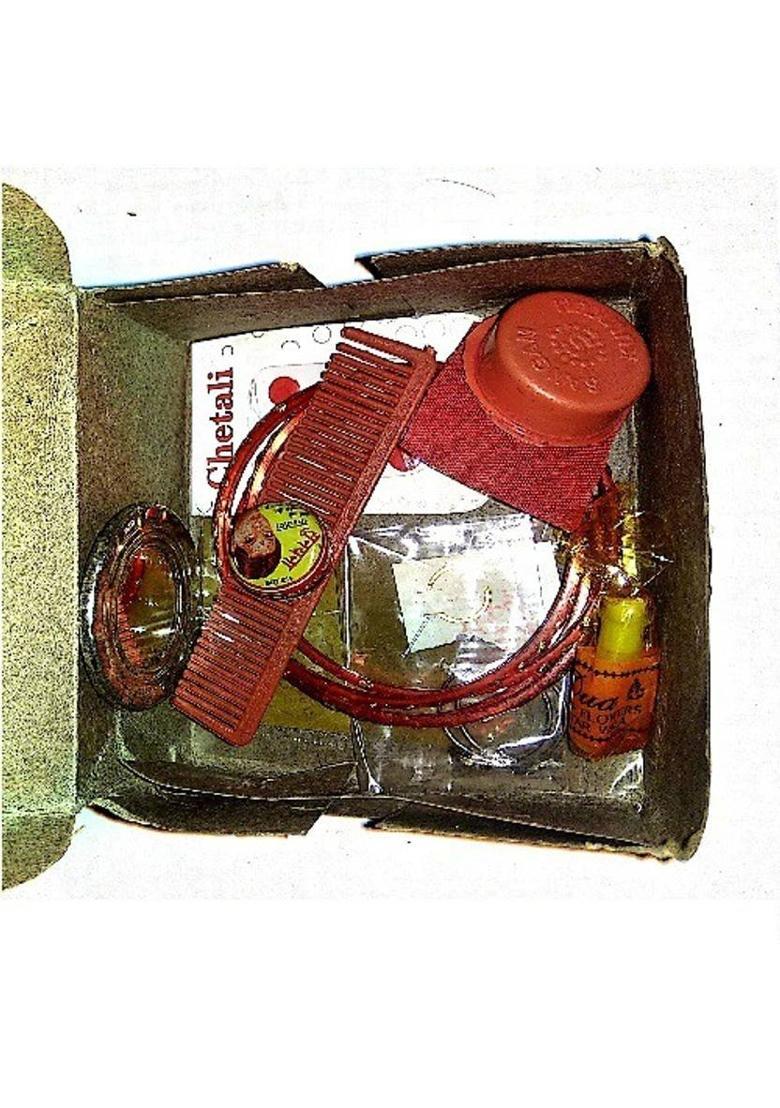 Poojan Samagri Navratri MATA Shringar- MATA ka shringar/Karwa Chowth Shringar/Lakshmi Puja Shringar Kit/Diwali shringar Plastic&nbsp;&nbsp;(1 Pieces, Multicolor) - Indya