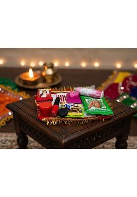 anilStore Mata Rani 16 Shringaar Kit for Navratri, Kirtan, Jagran, Mata ki Chowki Prayer Kit