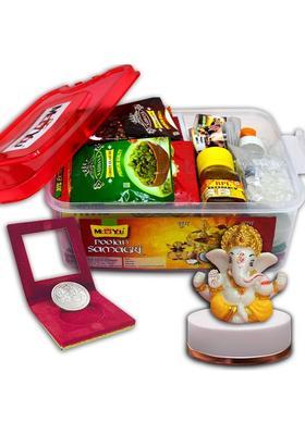 ME&YOU 25 Items Puja Samagri Pack for All Auspicious Ceremonies Prayer Kit