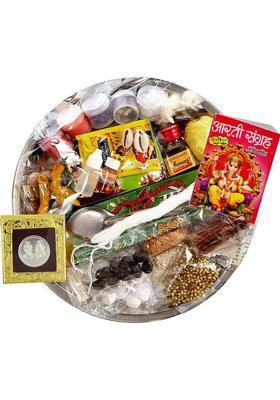 ME&YOU Pooja Kit for Navratri, Diwali,Dhanteras | Indian Festival Pooja Kit Prayer Kit