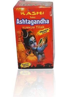 KanthiMala Kashi Tulsi Ashtagandha Kumkum Tilak Pure Chandan Sandalwood for God Pooja Paath Prayer Kit (60 Gram)