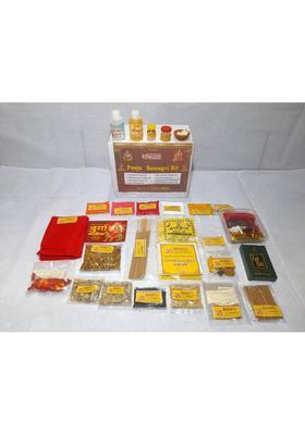 Bhakti2Shakti Navratri Poojan Kit | Durga Pooja Saman | Ghat sthapna Poojan Kit | Economy Prayer Kit