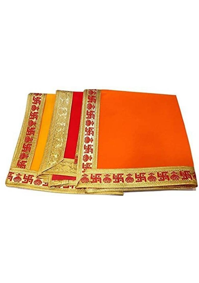 KHUSHA CREATIONS Traditional 16 Pcs Shringar Kit | Navratra Pooja Thali Set for Women Steel&nbsp;&nbsp;(16 Pieces, Multicolor) - Indya