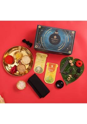 Pujashree Shanidev Puja Kit-18 Items Pooja Samagri Complete Set | Shani Shanivar Grah Dosh Prayer Kit