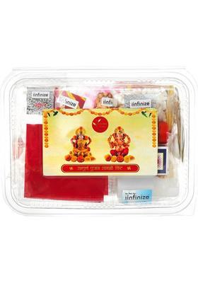 iinfinize Diwali Pooja Kit 41 pcs set Deepawali Dhanterash Puja Kit Prayer Kit