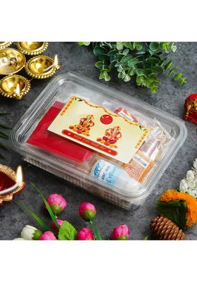iinfinize Diwali Pooja Kit 41 pcs set Ganesh Lakshami All Puja Samagri Prayer Kit