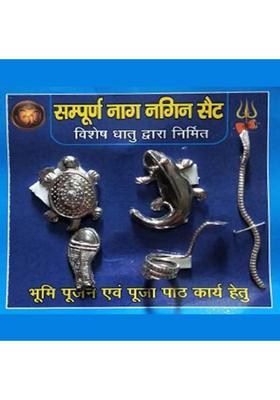 Dirghaanshi Sampooran Bhoomi Pujan Panch Devta ( Naag,Nagin,Kachua,Girgit and Machli) Set Prayer Kit