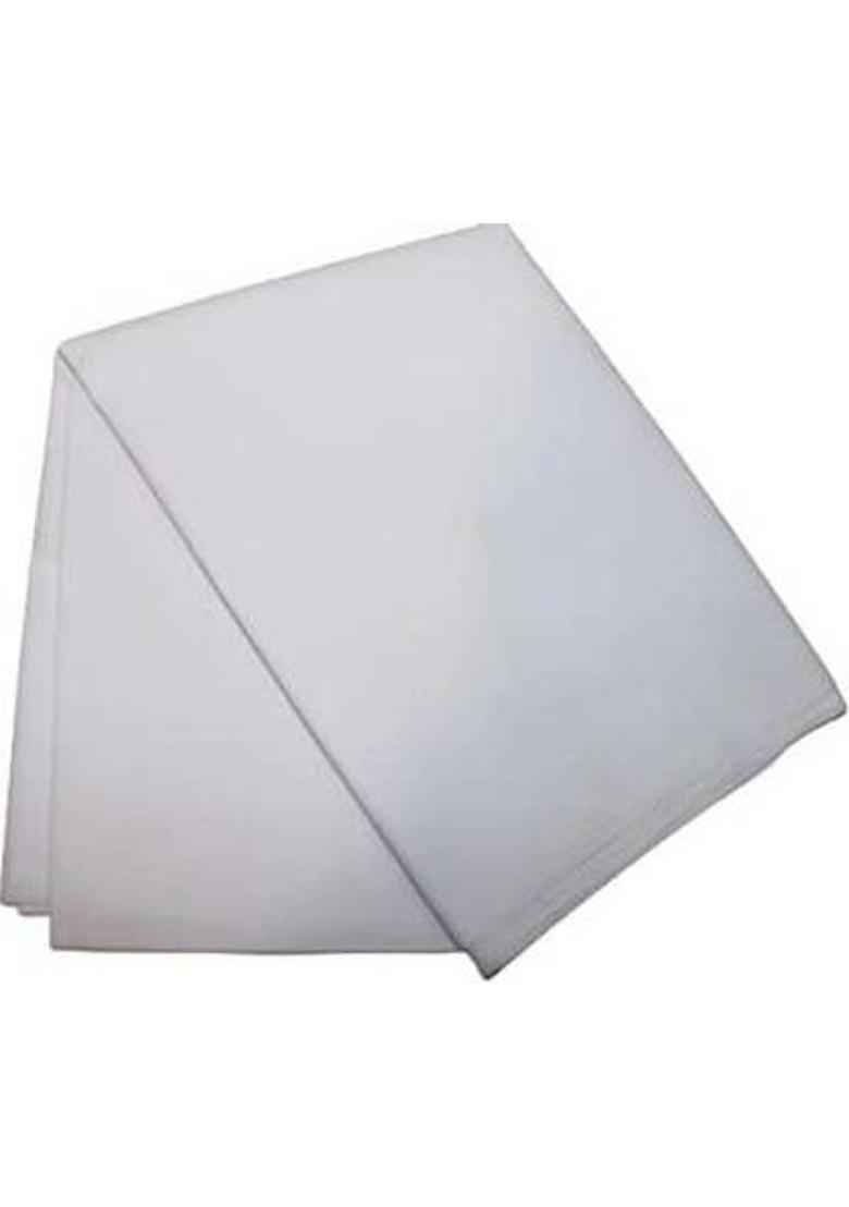 Kritharth Creation White Velvet Pooja Aasan Cloth/Chowki Aasan Kapda for Puja Mandir and Temple Prayer Kit - Indya