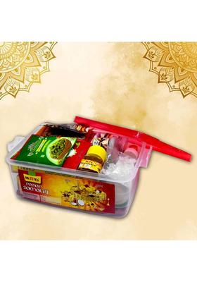 ME&YOU Multi-Occasion Pooja Kit for Griha Pravesh, Durga Puja & Special Events Prayer Kit
