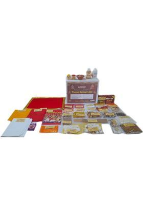 Bhakti2Shakti - Making Worship Special™ - Ganpati pooja samagri | Economy-Big|3clr cloth Prayer Kit