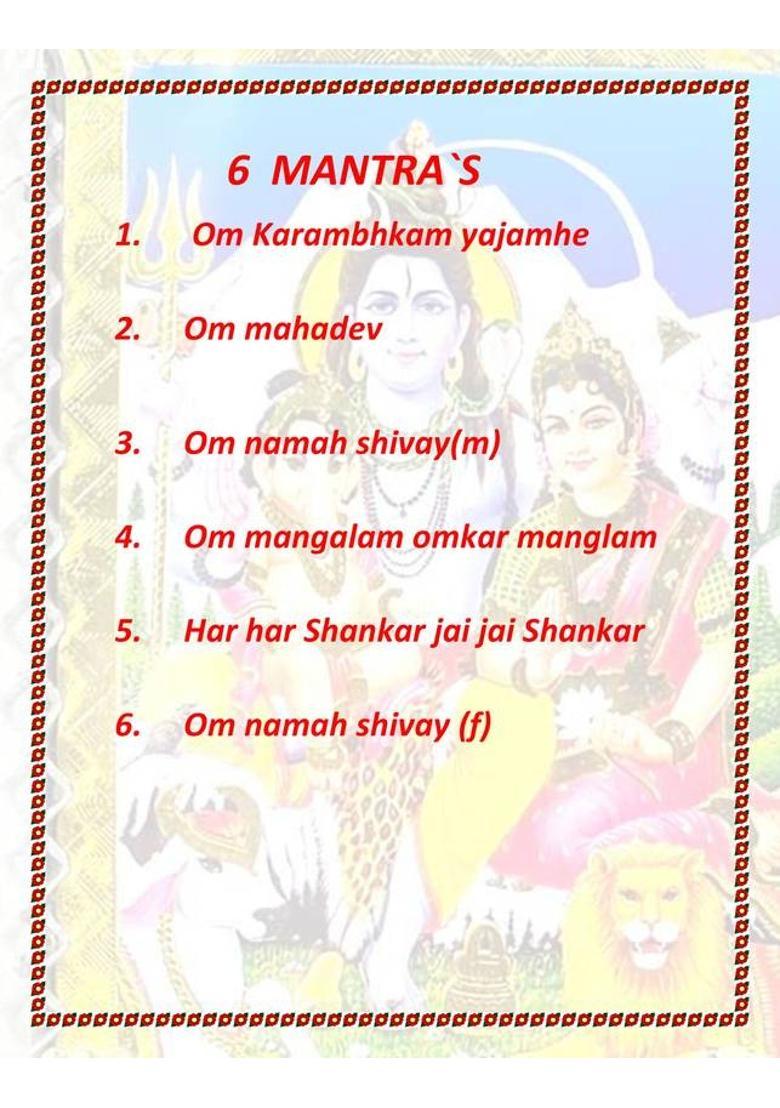 Aarav Enterprises 7 in 1 Mahakal Shiv Mantra Device Chanting Machine Box for Worship/Pooja Room Prayer Kit - Indya