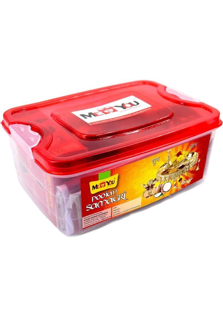 ME&YOU Complete Pooja Kit with Essential Samagri for All Festivals & Rituals Prayer Kit - Indya
