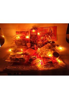 Sprha Navratri Puja samagri, thali ,Photo , Hawan Cup, ( 36 Items) Prayer Kit