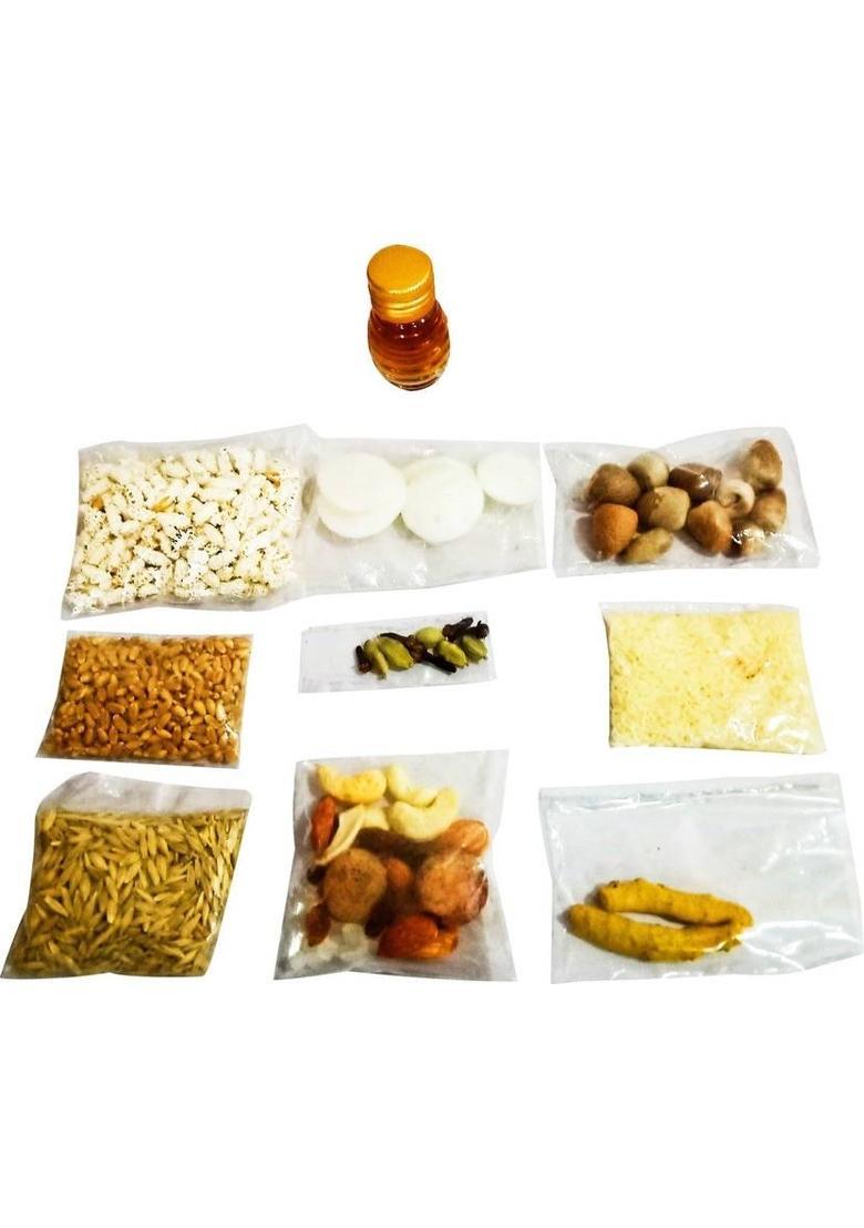 POOJA GHAR Navratri Pooja Kit - 31 items Prayer Kit - Indya
