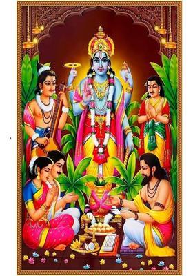 WINNSUN Satyanarayan vrat katha pooja Altar Cloth