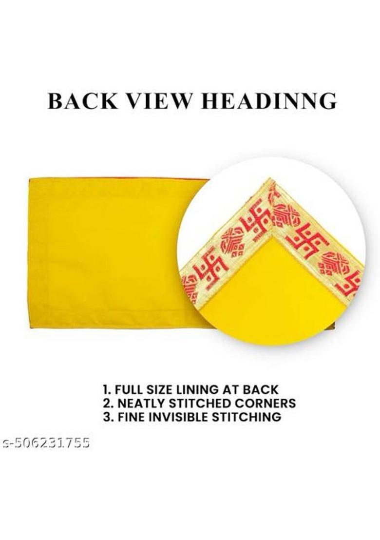 Dreamy Design Used in Pooja rituals Altar Cloth  (Pack of 3) - Indya