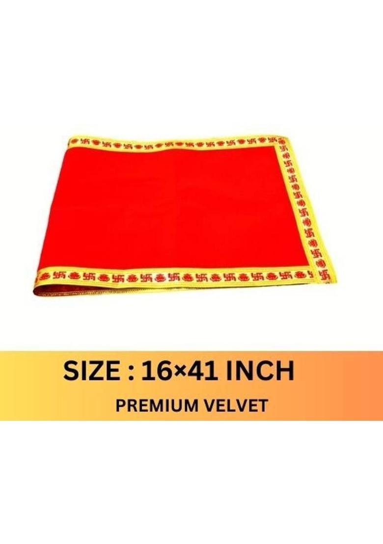 Bhaktipeetham Bhaktipeetham (16x41 Inch) Pooja Aasan For Temple/Home, pooja items Altar Cloth - Indya