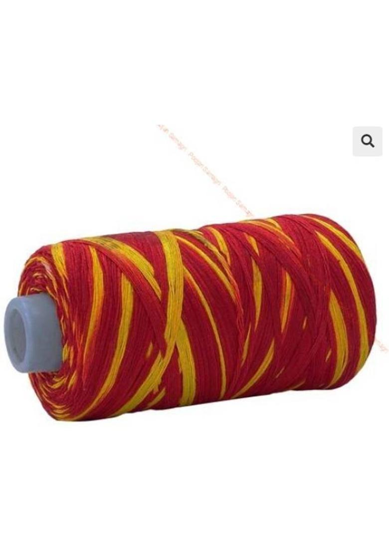 The Atharva-veda 12 Pooja Red Saffron MOLI Thread, KALAWA, Rakshasutra, Mote Moli Navrtari DIWALI Prayer Kit - Indya