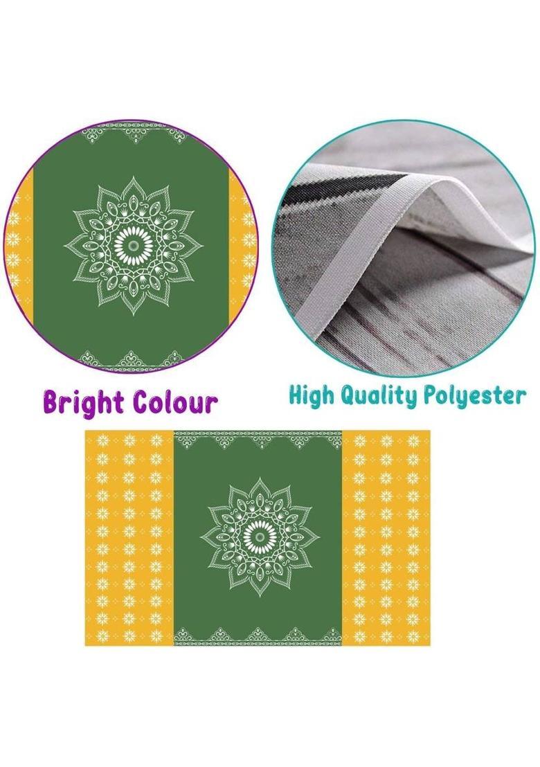 NK Textiles Background Decoration Cloth for Pooja, Wedding, Katha Altar Cloth - Indya