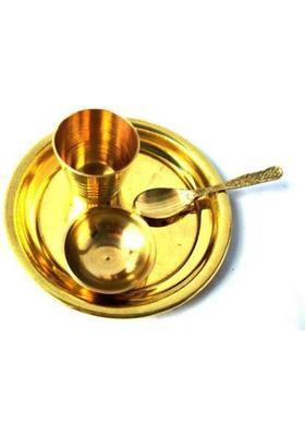 Bellazy Kanha Ji Bhog Bartan Gold  (1 Pieces, Gold)
