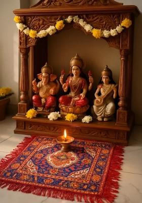 Draaevion For Hindu Altar Cloth