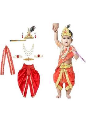 Dresstoipress Krishna Costume with Accessories Kids Costume Wear