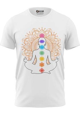 Boys & Girls Graphic Print Cotton Blend Regular T Shirt  (White, Pack of 1)