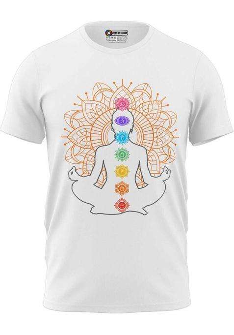 Boys & Girls Graphic Print Cotton Blend Regular T Shirt  (White, Pack of 1)