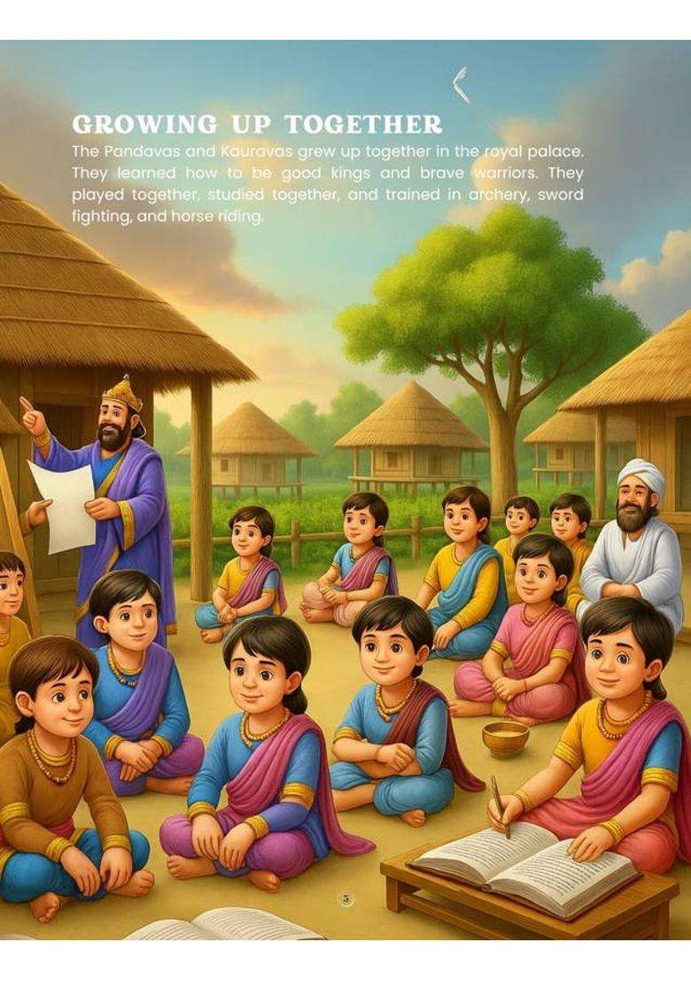 Bhagavad Gita For Kids | Illustrated Edition | Easy Stories & Life Lessons | 94 Pages | 100 GSM Paper | Spiritual Book For Children | Value-Based Moral Guide  (Paperback, kiddos intellect) - Indya